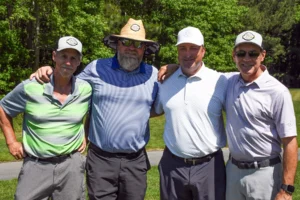 team of golfers